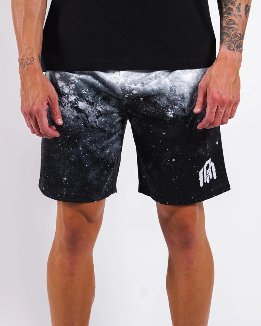 INTO THE AM Bottoms Galaxy Splatter Shorts 4 INTO THE AM Bottoms Galaxy Splatter Shorts