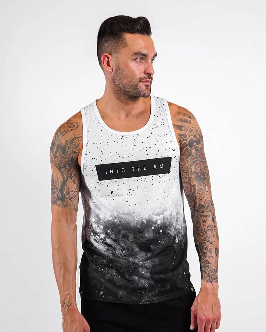 INTO THE AM Galaxy Splatter Tank Men 4 INTO THE AM Galaxy Splatter Tank Men