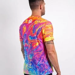 INTO THE AM Men Liquified Tie-Dye Tee 11 INTO THE AM Men Liquified Tie-Dye Tee