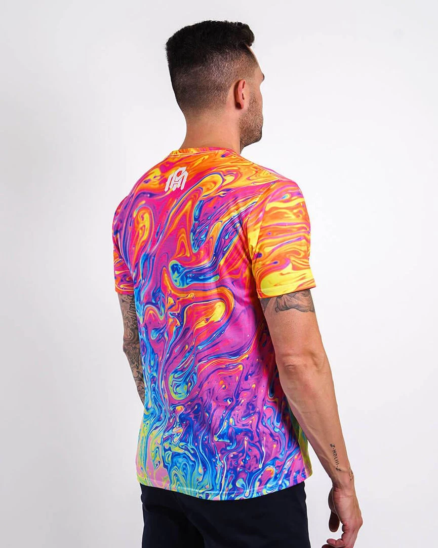 INTO THE AM Men Liquified Tie-Dye Tee 7 INTO THE AM Men Liquified Tie-Dye Tee