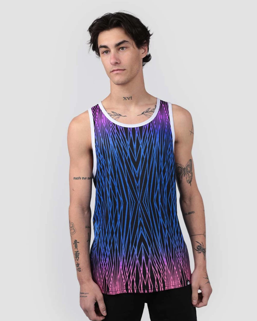 INTO THE AM Men Kaleidoscopic Ripples Tank 4 INTO THE AM Men Kaleidoscopic Ripples Tank