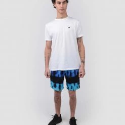 INTO THE AM Men Abstract Shores Shorts