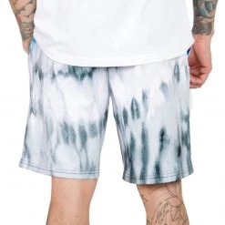 INTO THE AM Bottoms Blue Tides Tie-Dye Shorts 12 INTO THE AM Bottoms Blue Tides Tie-Dye Shorts