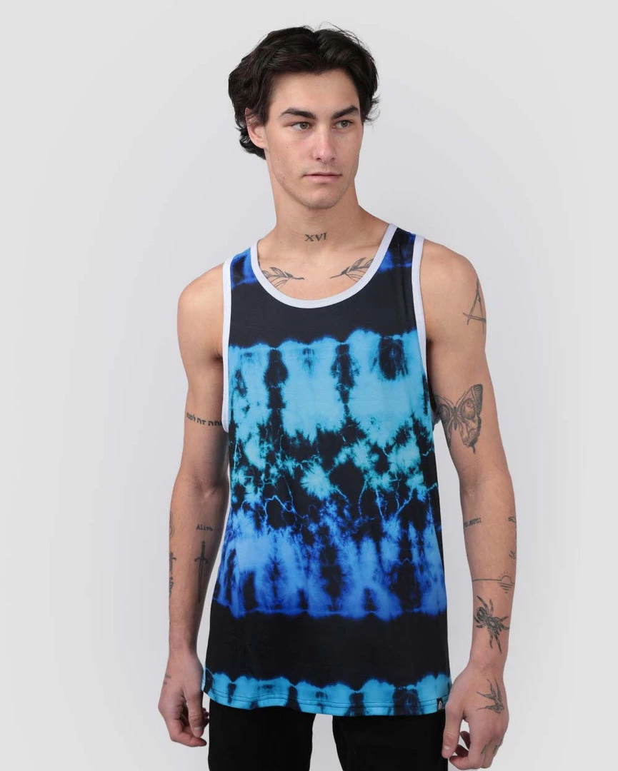 INTO THE AM Men Abstract Shores Tank 5 INTO THE AM Men Abstract Shores Tank