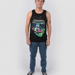 INTO THE AM Men Cosmic Beats Tank