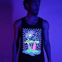 INTO THE AM Men Daisy Spores Tank