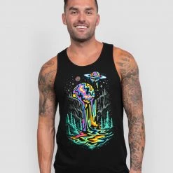 INTO THE AM Tops & Outerwear Overflow Tank