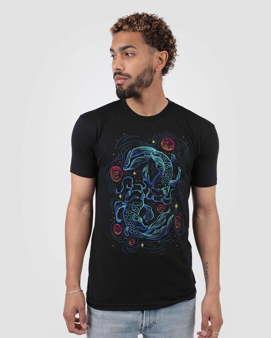 INTO THE AM Cosmic Koi Tee Men 4 INTO THE AM Cosmic Koi Tee Men