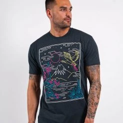 INTO THE AM Heron Nights Tee Tops & Outerwear