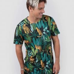 INTO THE AM Jungle Cats Tee Men 10 INTO THE AM Jungle Cats Tee Men