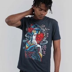 INTO THE AM Mystic Geisha Tee Men 8 INTO THE AM Mystic Geisha Tee Men