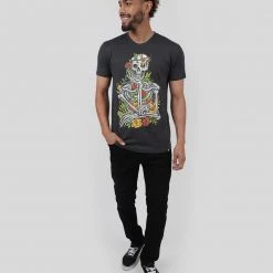 INTO THE AM Men Skeletal Bloom Tee