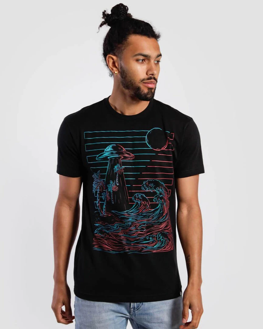 INTO THE AM Men Unnatural Forces Glow-in-the-Dark Tee 4 INTO THE AM Men Unnatural Forces Glow-in-the-Dark Tee