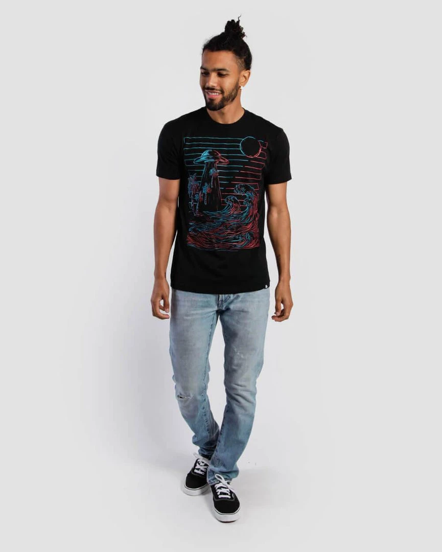 INTO THE AM Men Unnatural Forces Glow-in-the-Dark Tee 6 INTO THE AM Men Unnatural Forces Glow-in-the-Dark Tee