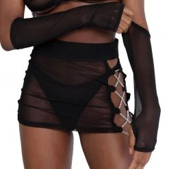 Body Language Mesh Arm Warmers