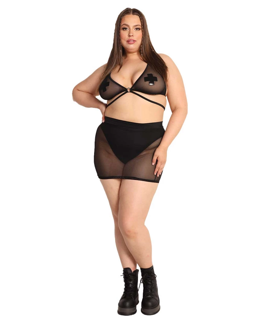 Body Language Mesh Underboob Ring Top Clothing 9 Body Language Mesh Underboob Ring Top Clothing