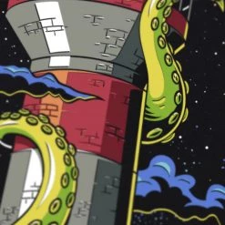 INTO THE AM Tops & Outerwear Midnight Kraken Tee