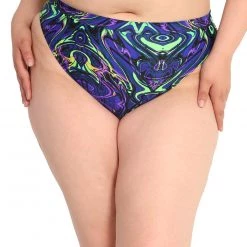 Dippin Daisies Midnight Lava High-Cut Bottoms Clothing 16 Dippin Daisies Midnight Lava High-Cut Bottoms Clothing