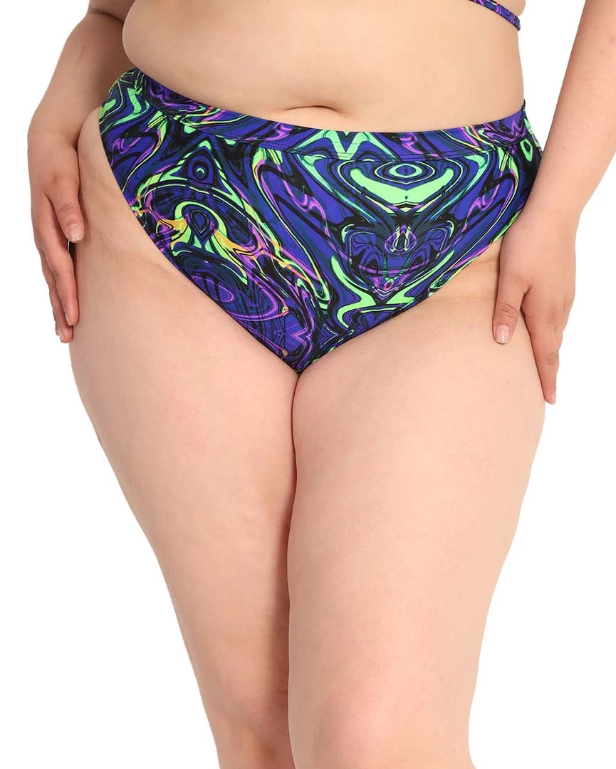 Dippin Daisies Midnight Lava High-Cut Bottoms Clothing 8 Dippin Daisies Midnight Lava High-Cut Bottoms Clothing