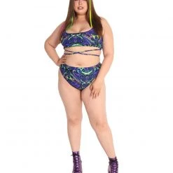 Dippin Daisies Midnight Lava High-Cut Bottoms Clothing 18 Dippin Daisies Midnight Lava High-Cut Bottoms Clothing