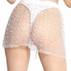 Hot & Delicious Black Bead Mon Cheri Mesh Rhinestone Skirt 21 Hot & Delicious Black Bead Mon Cheri Mesh Rhinestone Skirt