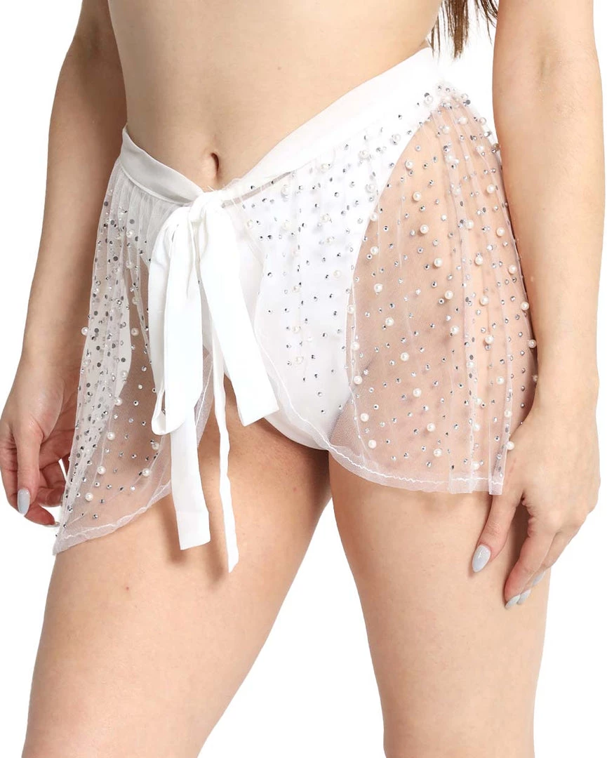 Hot & Delicious Black Bead Mon Cheri Mesh Rhinestone Skirt 11 Hot & Delicious Black Bead Mon Cheri Mesh Rhinestone Skirt