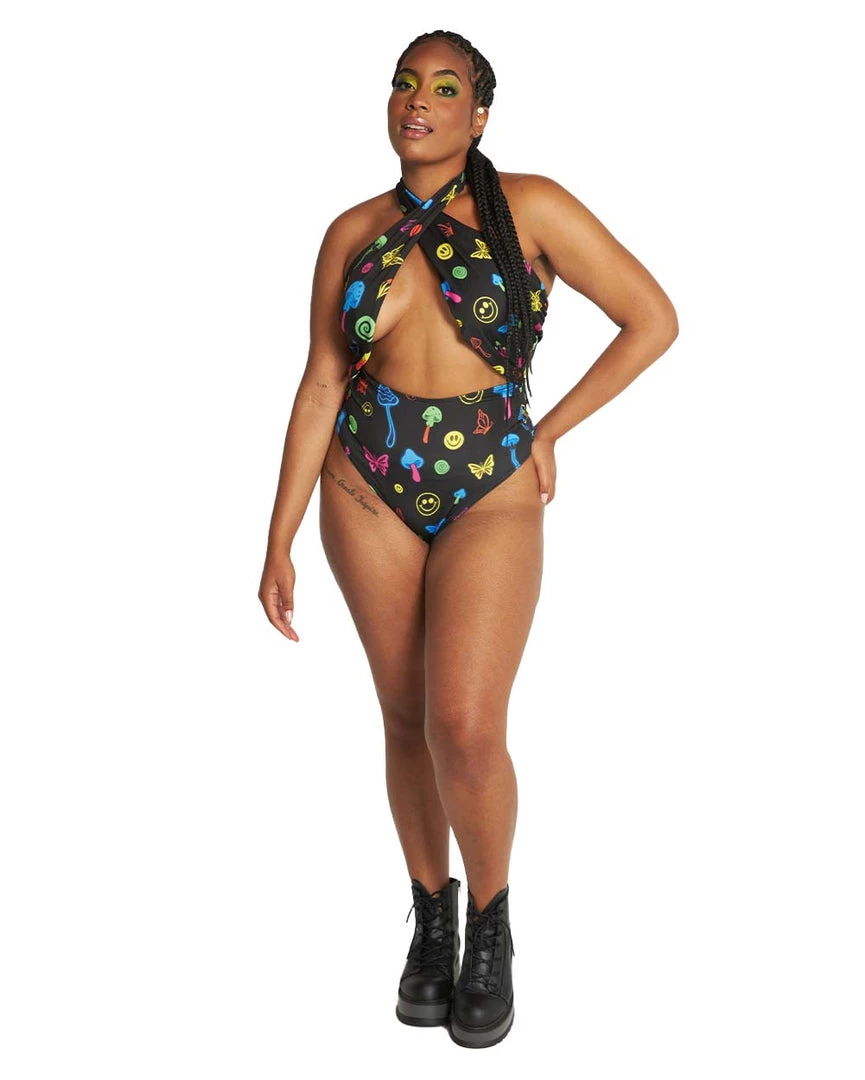 Cherry Mellow, Inc. Mush Love Halter Bodysuit 10 Cherry Mellow, Inc. Mush Love Halter Bodysuit