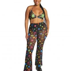 Cherry Mellow, Inc. Mush Love Mesh Bell Bottoms
