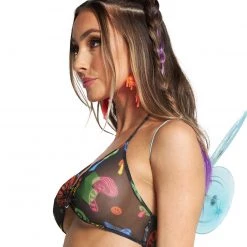 Cherry Mellow, Inc. Mush Love Mesh O-Ring Top New Arrivals