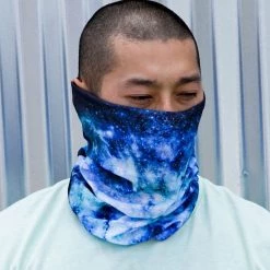 INTO THE AM Nebula Skies Seamless Mask Bandana
