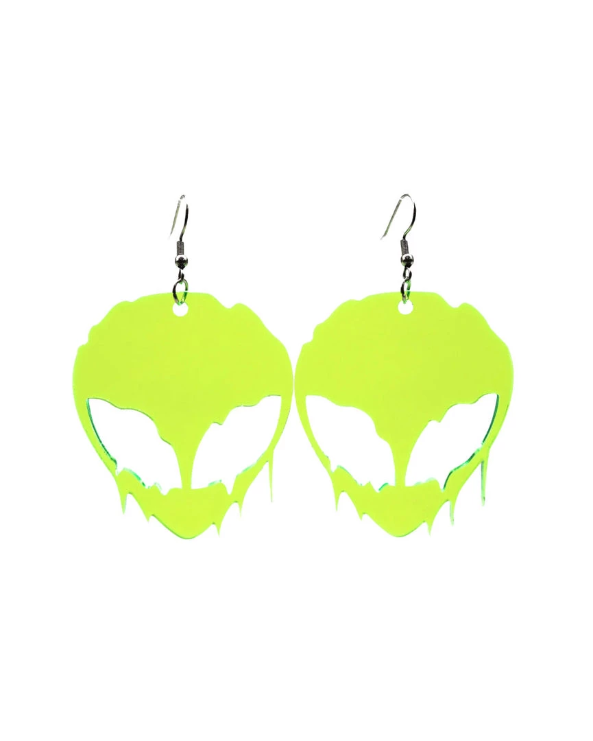 Accessories One Stop Rave Alien Melt Earrings 4 Accessories One Stop Rave Alien Melt Earrings