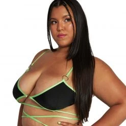 OhYes Clothing Neon In My Veins Wrap Around Top