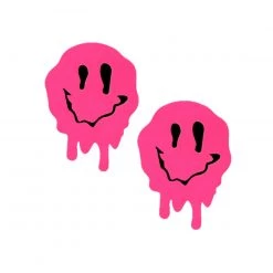 Trending Now Neva Nude Neon Melty Smiley Pasties