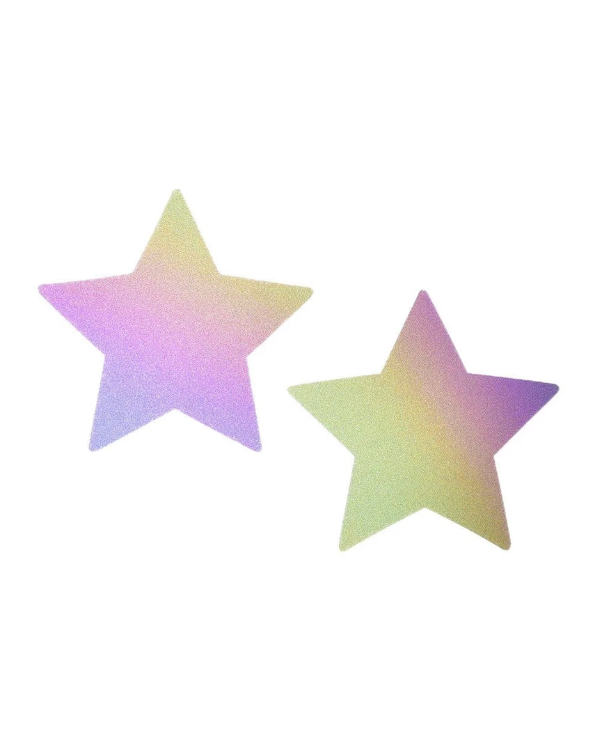 Neva Nude Reflective Star Pasties 3 Neva Nude Reflective Star Pasties