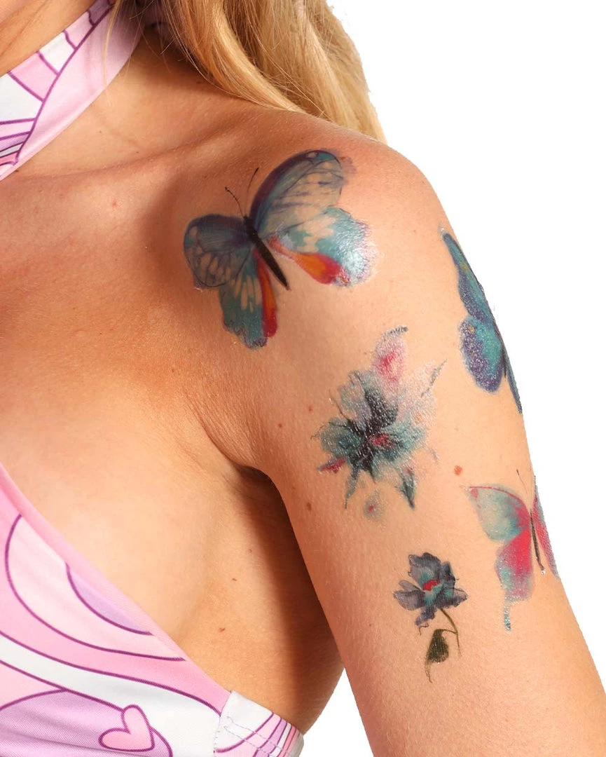 Accessories Neva Nude Touching Skies Butterfly Temporary Tattoo Pack 3 Accessories Neva Nude Touching Skies Butterfly Temporary Tattoo Pack