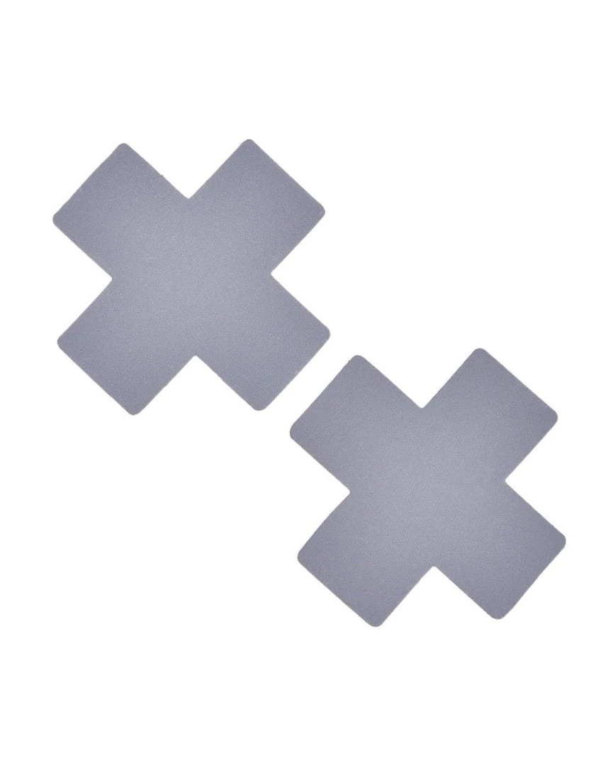 Neva Nude White Reflective Cross Pasties Trending Now 4 Neva Nude White Reflective Cross Pasties Trending Now