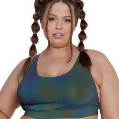 Cherry Mellow, Inc. Nightlife Reflective Crop Top