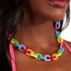 Nomad Kandi Rainbow Chain Choker 2 Nomad Kandi Rainbow Chain Choker