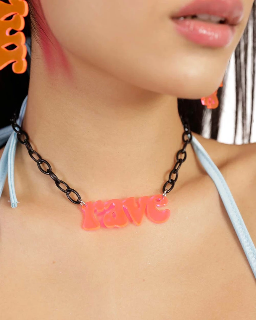 Nomad Kandi Rave To The Grave Choker 3 Nomad Kandi Rave To The Grave Choker