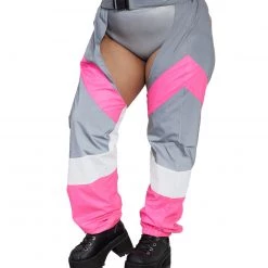 Hot & Delicious Black Bead Now U See Me Reflective Chaps Clothing