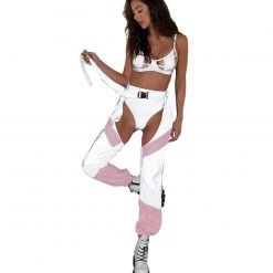 Hot & Delicious Black Bead Now U See Me Reflective Chaps Clothing