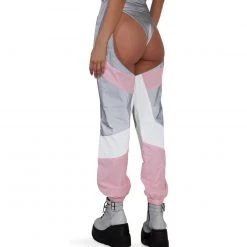 Hot & Delicious Black Bead Now U See Me Reflective Chaps Clothing