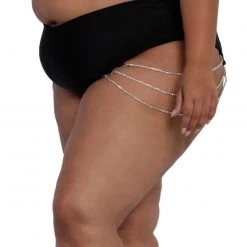 OhYes Starry Nights Rhinestone-Studded Chain Hi-Waist Bottoms