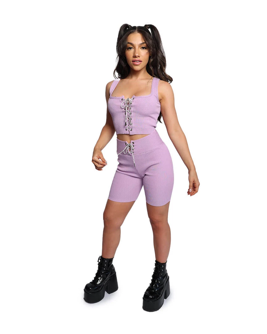 IMModel Collection, Inc. Dresses & Sets Ok, Hottie! Cropped Biker Shorts Set 5 IMModel Collection, Inc. Dresses & Sets Ok, Hottie! Cropped Biker Shorts Set