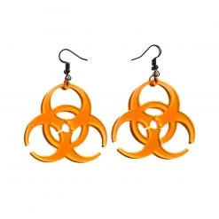 One Stop Rave Biohazard Earrings Accessories