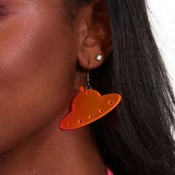 Accessories One Stop Rave Spaceship Trip Earrings