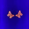 Accessories One Stop Rave Neon Fantasies Butterfly Earrings