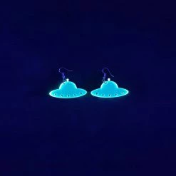 Accessories One Stop Rave Spaceship Trip Earrings