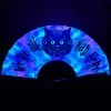 One Stop Rave UV Mad Catter Hand Fan Pashminas & Festival Accessories