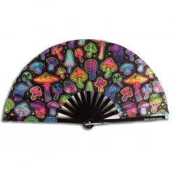 One Stop Rave UV Psilo Hand Fan